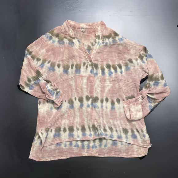 Young Fabulous & Broke Tops - Young fabulous and broke tye dye blouse